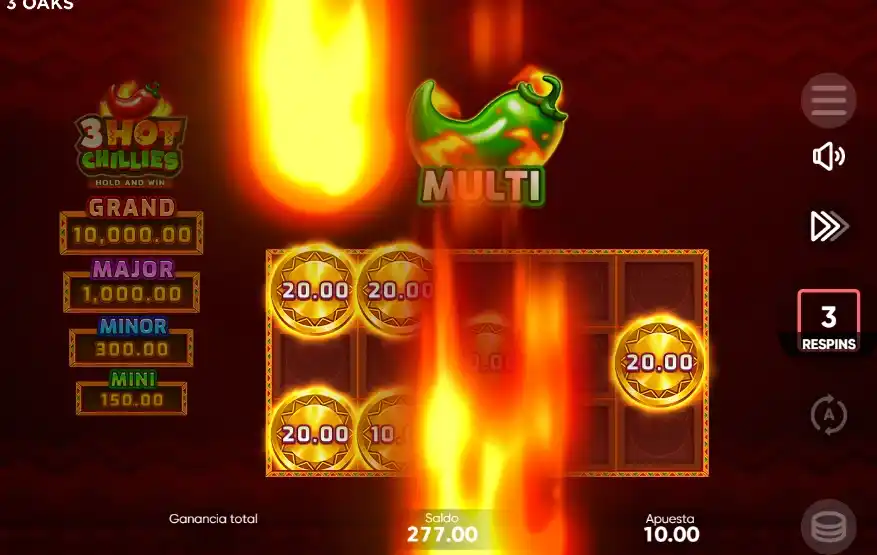 Mecánica del juego y sistema Hold & Win